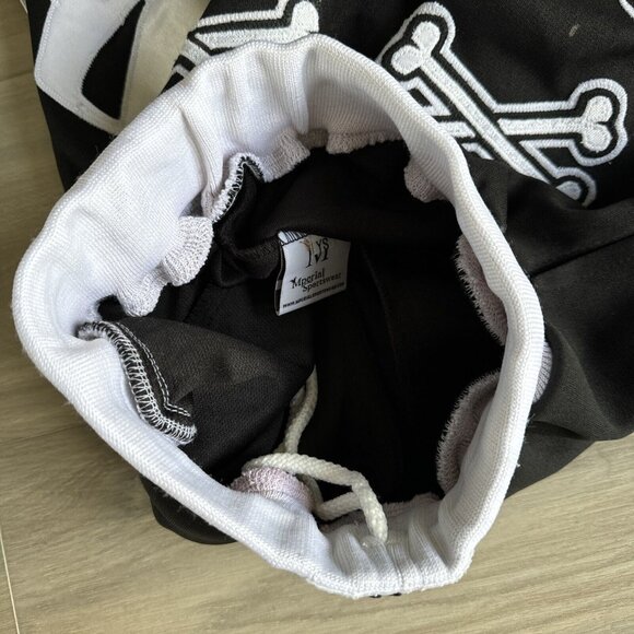 RETRO Mperial Sportswear Punisher Black & White YOUTH Basketball Shorts Small - Picture 5 of 10